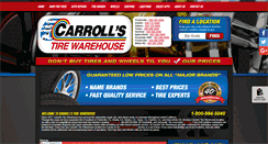 Desktop Screenshot of carrollstire.com